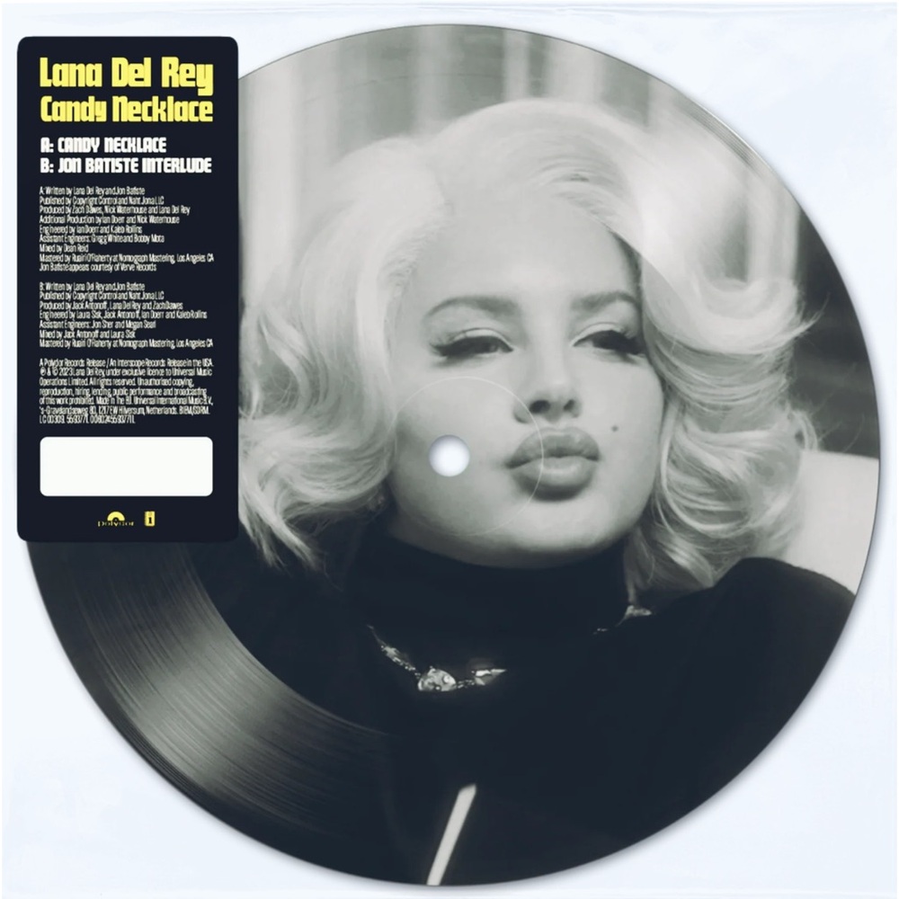 NEW! Lana Del Rey - Candy Necklace Picture Disc 7 Inch Vinyl